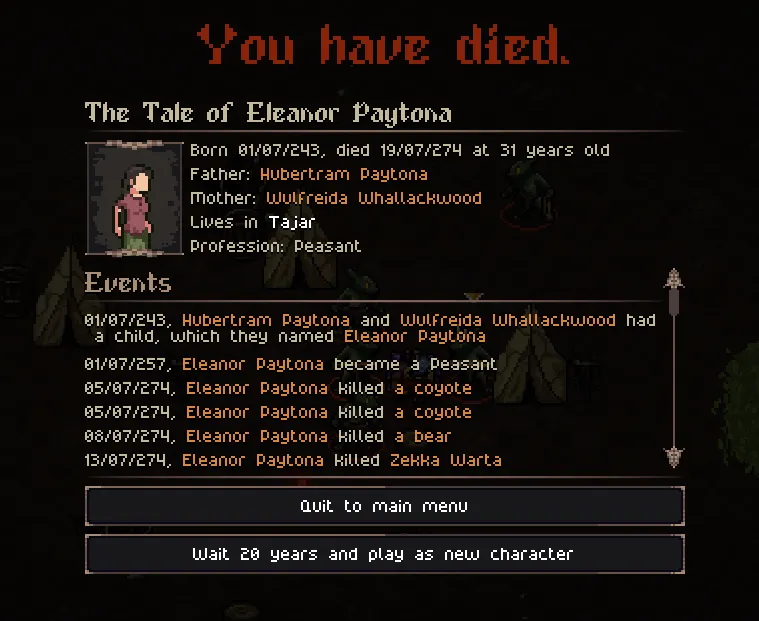 Death Screen