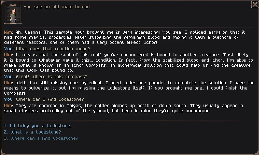 Sample chat
