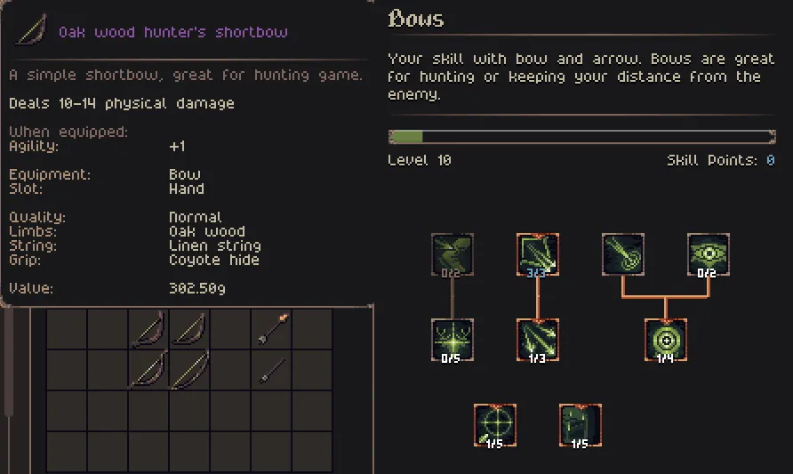 Bows & Skills